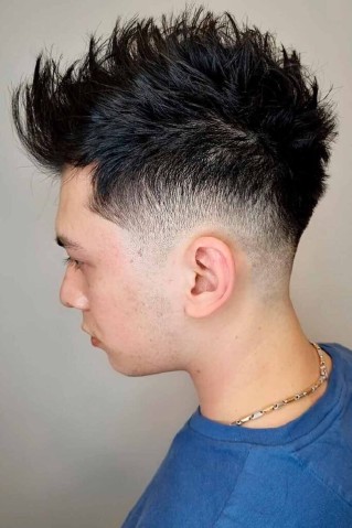 Kiểu tóc nam đẹp cho người có cằm ngắn